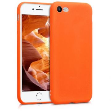 Husa pentru Apple iPhone 8/iPhone 7/iPhone SE 2, Silicon, Portocaliu, 43411.69