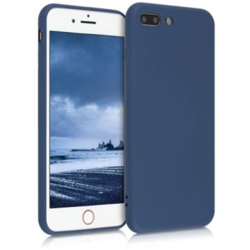 Husa pentru Apple iPhone 8 Plus/iPhone 7 Plus, Silicon, Albastru, 49981.17