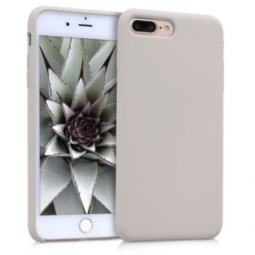 Husa pentru Apple iPhone 8 Plus/iPhone 7 Plus, Silicon, Bej, 40842.96