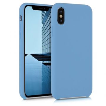 Husa pentru Apple iPhone X/iPhone XS, Silicon, Albastru, 42495.188