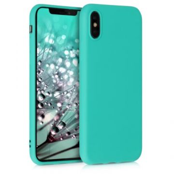 Husa pentru Apple iPhone X/iPhone XS, Silicon, Verde, 43940.126