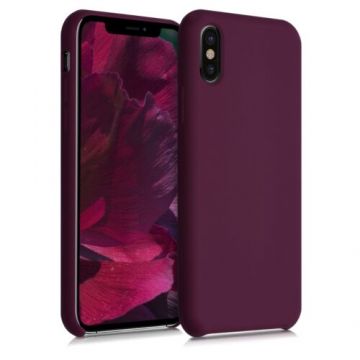 Husa pentru Apple iPhone X/iPhone XS, Silicon, Violet, 42495.190