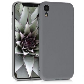 Husa pentru Apple iPhone XR, Silicon, Gri, 45907.155