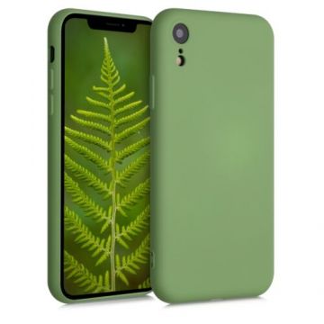Husa pentru Apple iPhone XR, Silicon, Verde, 49983.174