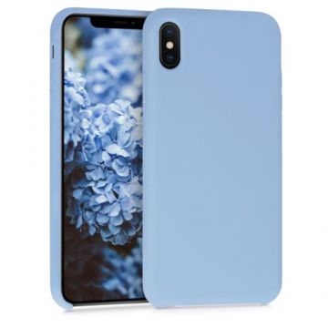 Husa pentru Apple iPhone XS Max, Silicon, Albastru, 45909.161