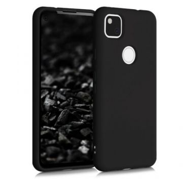 Husa pentru Google Pixel 4a, Silicon, Negru, 52622.47