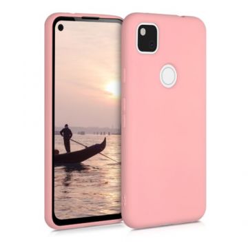 Husa pentru Google Pixel 4a, Silicon, Roz, 52622.123