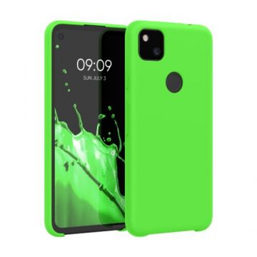 Husa pentru Google Pixel 4a, Silicon, Verde, 52549.159