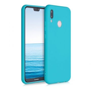 Husa pentru Huawei P20 Lite, Silicon, Albastru, 44358.205