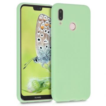 Husa pentru Huawei P20 Lite, Silicon, Verde, 44358.50