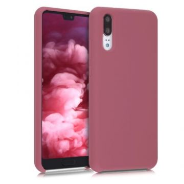 Husa pentru Huawei P20, Silicon, Roz, 45689.167