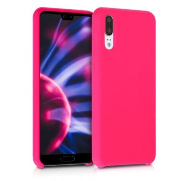 Husa pentru Huawei P20, Silicon, Roz, 45689.77, Kwmobile