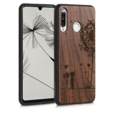 Husa pentru Huawei P30 Lite, Lemn, Maro, 47506.15