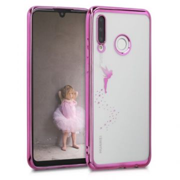 Husa pentru Huawei P30 Lite, Silicon, Roz, 49128.06