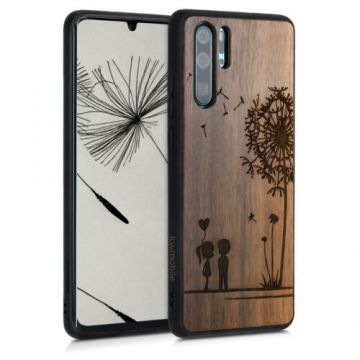 Husa pentru Huawei P30 Pro, Lemn, Maro, 47425.14