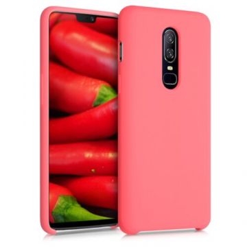 Husa pentru OnePlus 6, Silicon, Roz, 46122.103