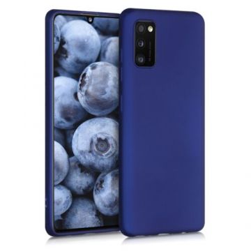 Husa pentru Samsung Galaxy A41, Silicon, Albastru, 52254.64
