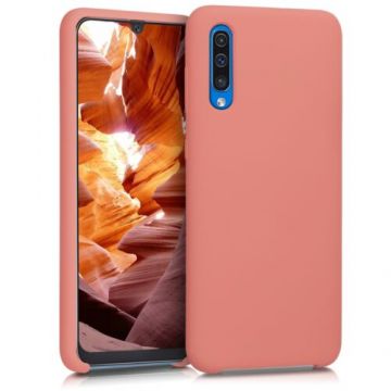 Husa pentru Samsung Galaxy A50, Silicon, Roz, 48715.56, Kwmobile