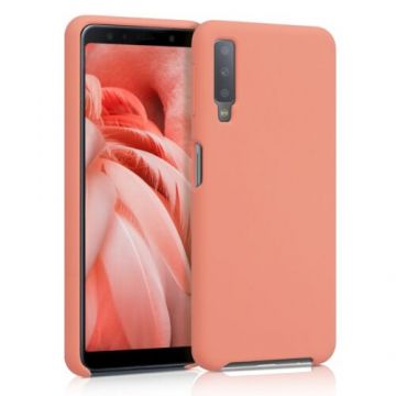 Husa pentru Samsung Galaxy A7 (2018), Silicon, Roz, 47730.56