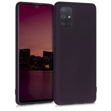 Husa pentru Samsung Galaxy A71, Silicon, Mov, 51213.115