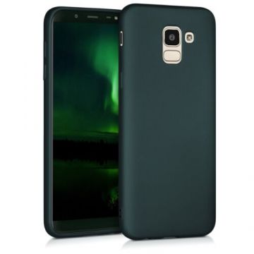 Husa pentru Samsung Galaxy J6, Silicon, Verde, 46848.14