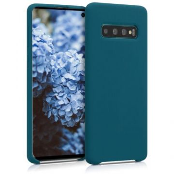 Husa pentru Samsung Galaxy S10, Silicon, Verde, 47732.57