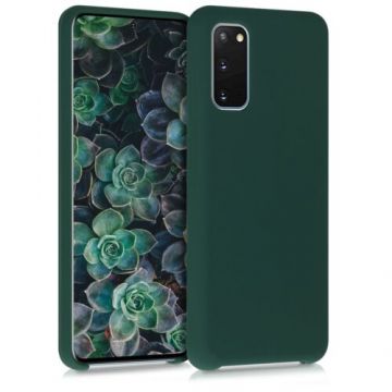 Husa pentru Samsung Galaxy S20, Silicon, Verde, 51236.169