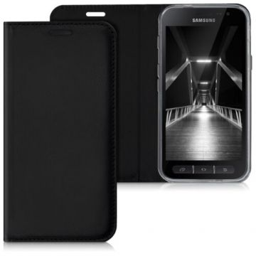 Husa pentru Samsung Galaxy Xcover 4, Piele ecologica, Negru, 41170.01
