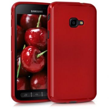 Husa pentru Samsung Galaxy Xcover 4, Silicon, Rosu, 42413.51