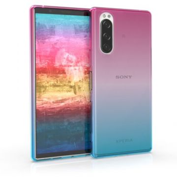 Husa pentru Sony Xperia 5, Silicon, Roz, 50131.01