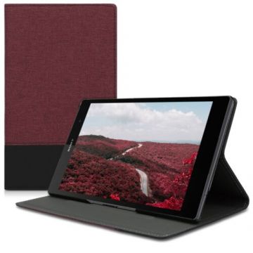 Husa pentru Sony Xperia Tablet Z3 Compact, Textil, Rosu, 40053.09