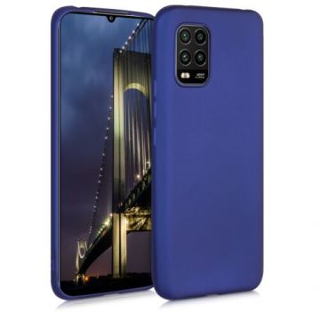 Husa pentru Xiaomi Mi 10 Lite 5G, Silicon, Albastru, 52491.64