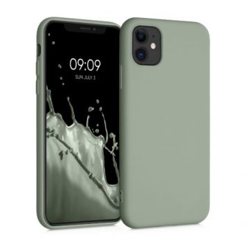 Husa pentru Apple iPhone 11, Silicon, Verde, 50791.172, Kwmobile