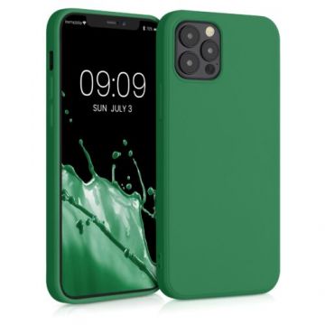 Husa pentru Apple iPhone 12/iPhone 12 Pro, Silicon, Verde, 53844.227, Kwmobile