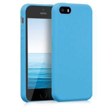 Husa pentru Apple iPhone 5/iPhone 5s/iPhone SE, Silicon, Albastru, 42766.23