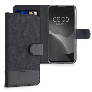 Husa pentru Asus Zenfone 8, Textil, Negru, 56648.73, Kwmobile