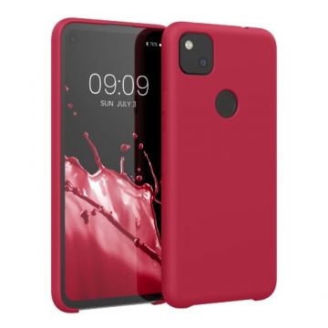 Husa pentru Google Pixel 4a, Silicon, Rosu, 52549.229, Kwmobile