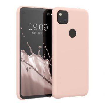 Husa pentru Google Pixel 4a, Silicon, Roz, 52549.225, Kwmobile