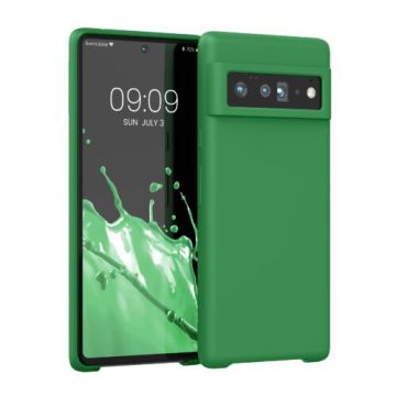 Husa pentru Google Pixel 6 Pro, Silicon, Verde, 55863.227, Kwmobile