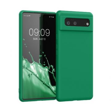 Husa pentru Google Pixel 6, Silicon, Verde, 55865.227, Kwmobile