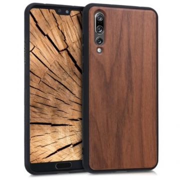 Husa pentru Huawei P20 Pro, Lemn, Maro, 44895.18