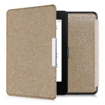Husa pentru Kindle Paperwhite 10, Piele ecologica, Gold, Kwmobile, 46644.67