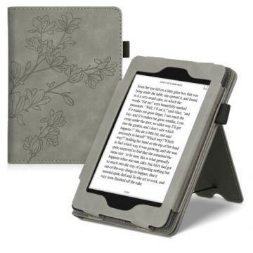 Husa pentru Kindle Paperwhite 10, Piele ecologica, Gri, Kwmobile, 50222.07