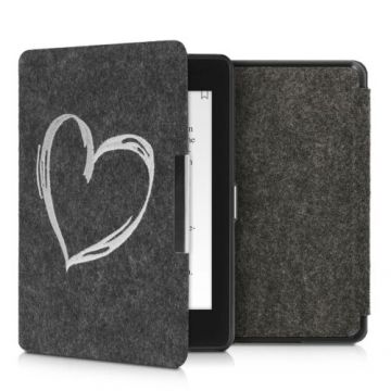 Husa pentru Kindle Paperwhite 10, Textil, Gri, Kwmobile, 48489.10