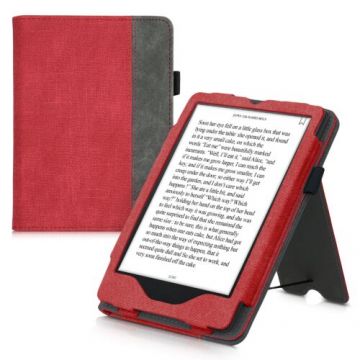 Husa pentru Kindle Paperwhite 11, Piele ecologica, Rosu, Kwmobile, 56261.02