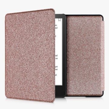 Husa pentru Kindle Paperwhite 11, Piele ecologica, Roz, Kwmobile, 56256.18