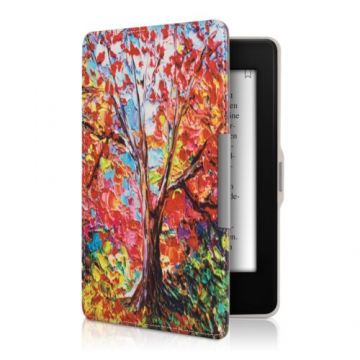 Husa pentru Kindle Paperwhite 7, Piele ecologica, Multicolor, 23136.10