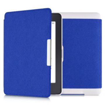 Husa pentru Kindle Paperwhite 7, Textil, Albastru, Kwmobile, 34345.04