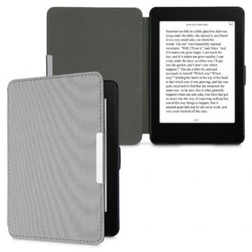 Husa pentru Kindle Paperwhite 7, Textil, Gri, Kwmobile, 49487.25