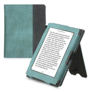 Husa pentru Kobo Aura Edition 1, Piele ecologica, Verde, Kwmobile, 56814.71